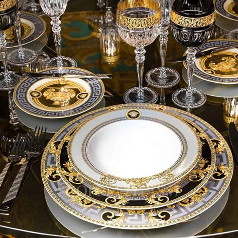 luxury versace|luxury Versace dinner set.